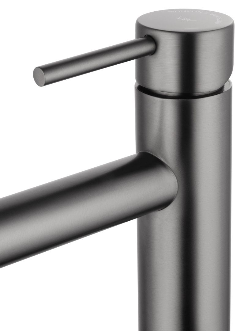 Приобрести смеситель для раковины высокий wonzon & woghand, темный графит (ww-h1064-bgg)