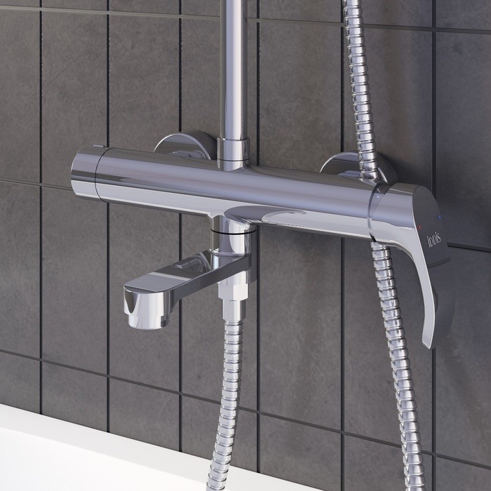 Приобрести iddis душевая система joker, круглая d-200мм, хром joksb1fi06