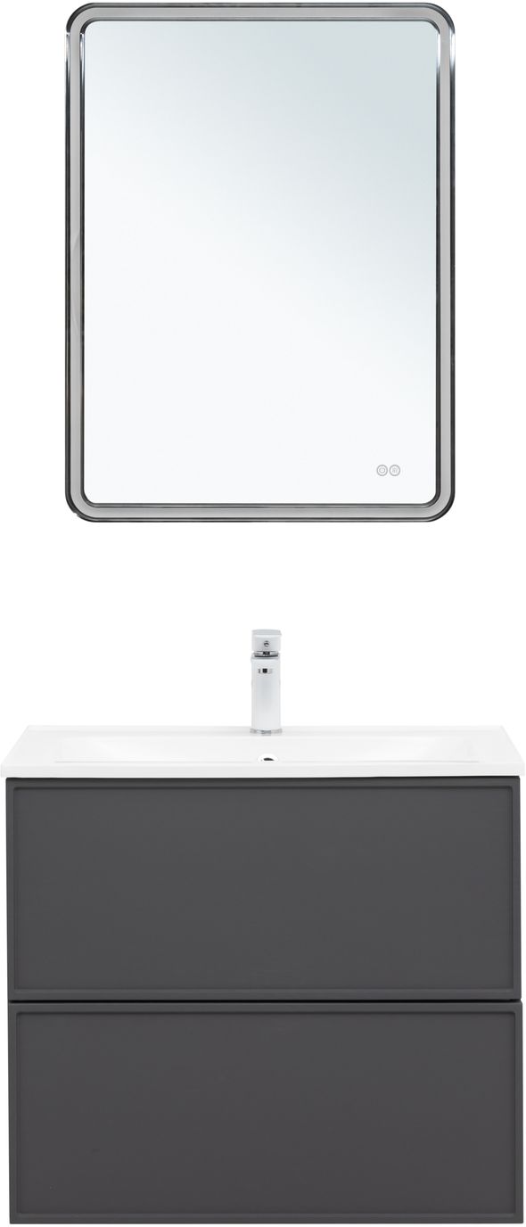 Приобрести aquanet тумба с раковиной арт 60 см, ясень графит