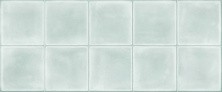 Плитка настенная Gracia Ceramica Sweety turquoise square wall 05 250x600 рельефная, бирюзовый, 1-й сорт 