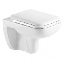 Унитаз подвесной безободковый Azario Pavia 2005 с крышкой микролифт