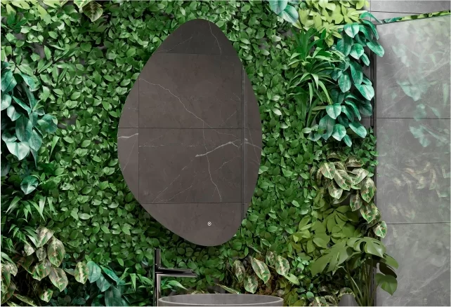 Приобрести continent зеркало с подсветкой alma 70х100 см, белое