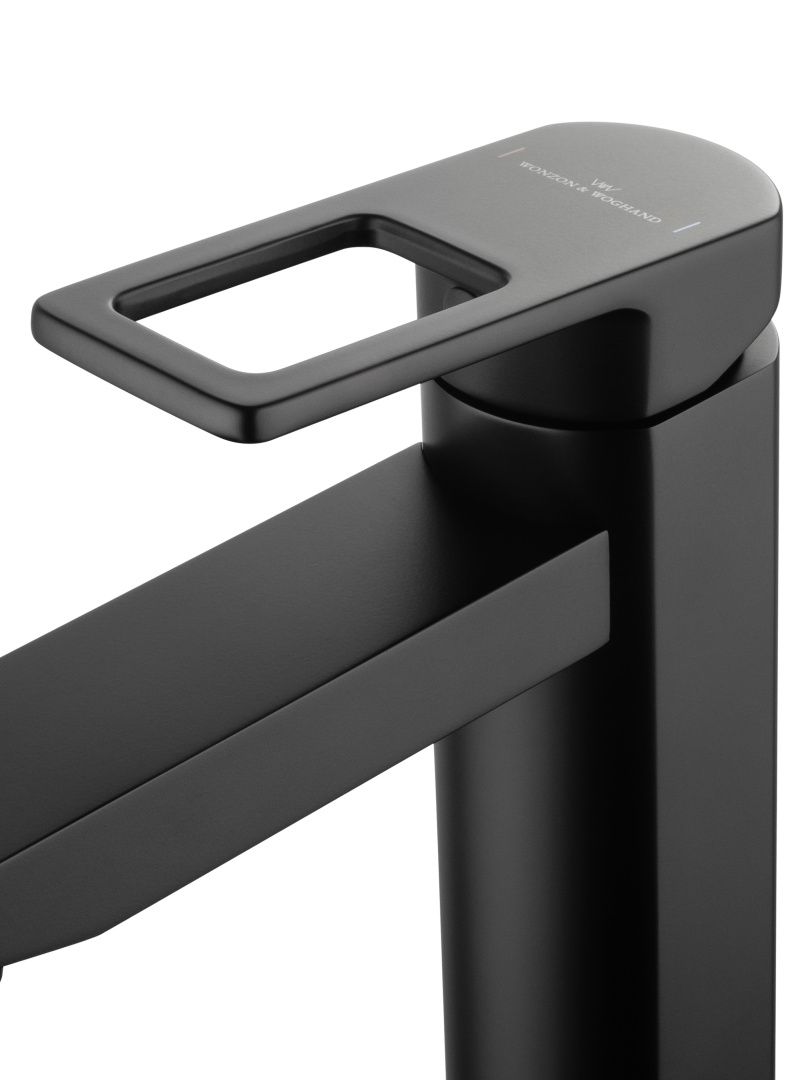 Приобрести смеситель для раковины wonzon & woghand frame, черный матовый (ww-88139010-mb)