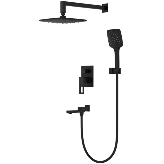 Приобрести душевая система скрытого монтажа g7117-6 gappo (черная)