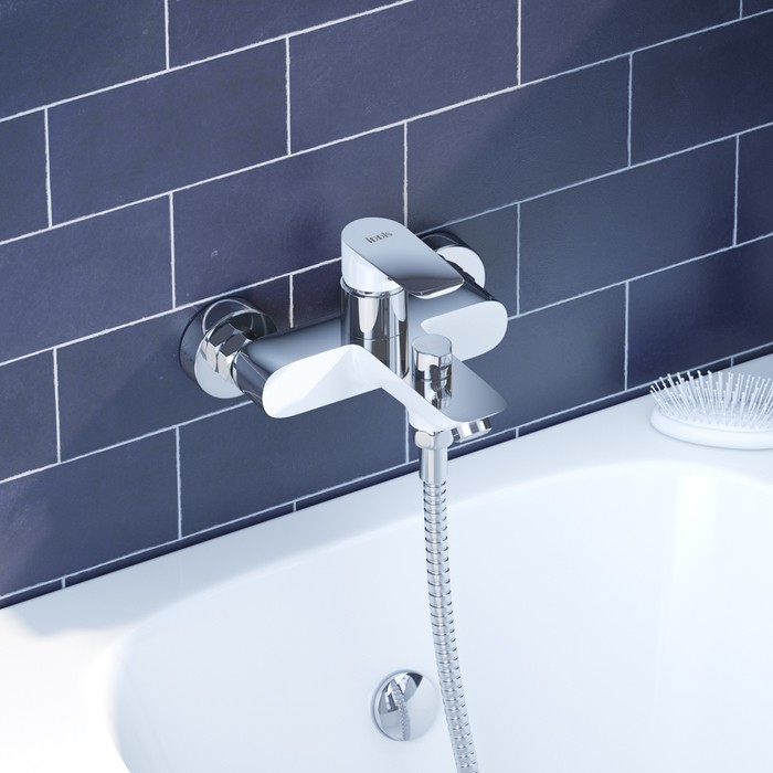 Приобрести iddis смеситель для ванны cloud, 212мм, белый\хром closb02i02wa