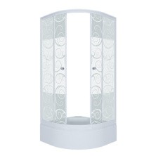 Тритон Душевое ограждение Стандарт В1 Аква Узор 90х90 см, белая с узором Щ0000025436