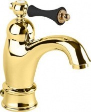 CEZARES Смеситель для раковины MARGOT с донным клапаном, золото MARGOT-LSM1-A-03/24-N