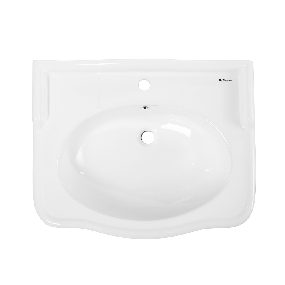 Приобрести belbagno раковина boheme 70 см, белая bb115l