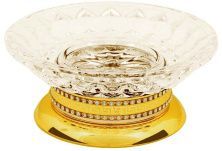 Boheme Мыльница Imperiale, золото\кристаллы 10411