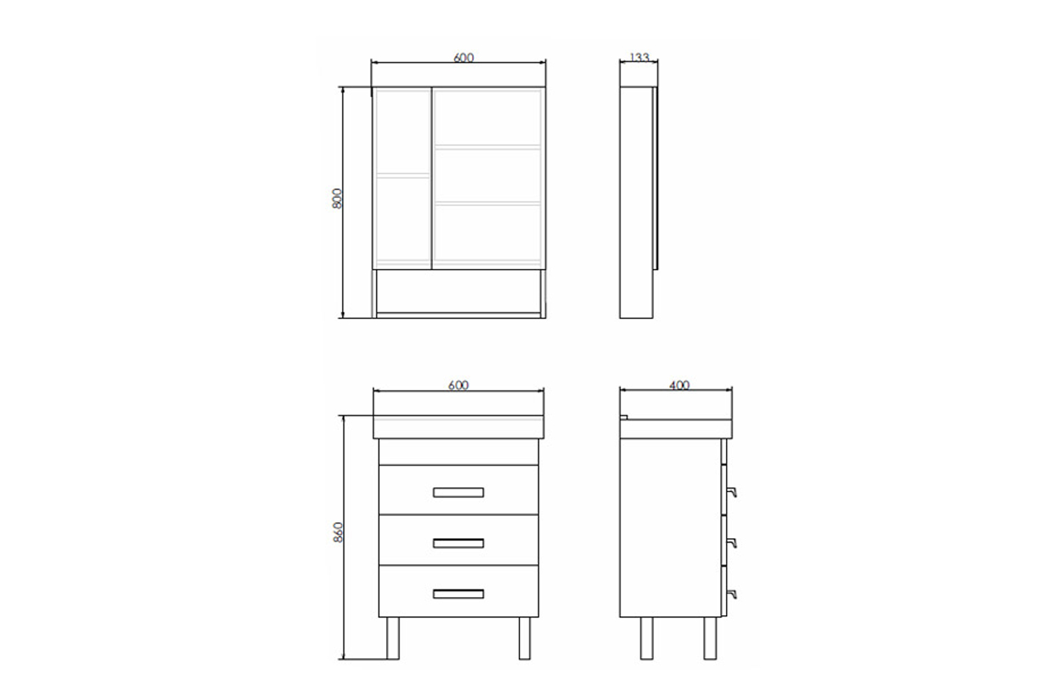 Приобрести сomforty зеркало-шкаф "никосия-60" дуб белый
