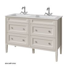 Caprigo Тумба с раковиной ALBION CONCEPT 120 см, светло серая