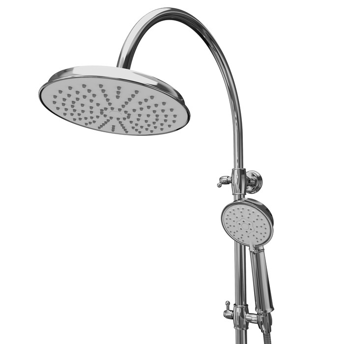 Приобрести iddis душевая система oldie, круглая d-206мм, хром oldsb3fi06