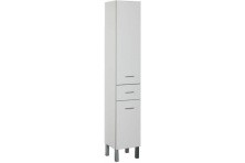 Aquanet Пенал Верона 35 см, R белый (с бельевой корзиной)