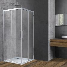 Vincea Душевое ограждение Soft 100х100 см, прозрачное, хром VSS-3SO100CL