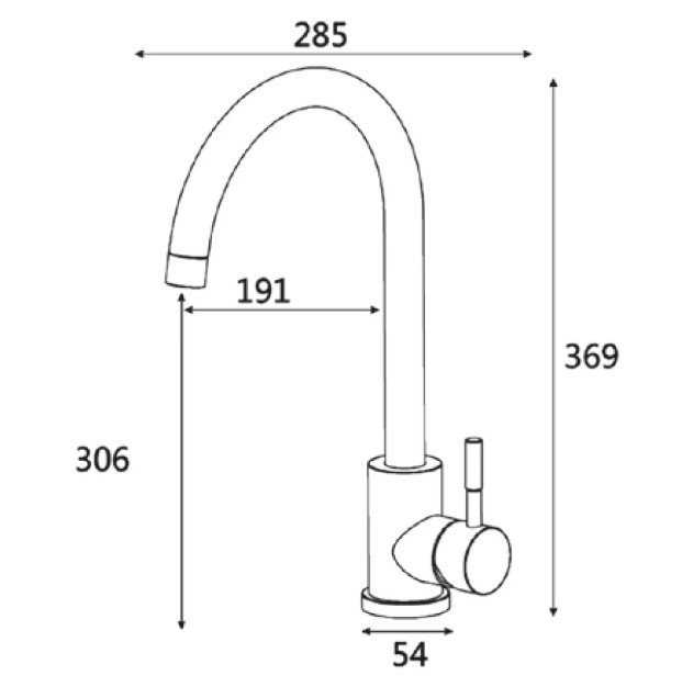 Приобрести смеситель для кухни vieir kitchen 369 мм, бежевый v15020(b)