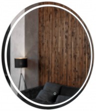 Azario Зеркало Classico Cerchio 80х80 см, белый, с подсветкой, сенсорный выключатель, диммер CS00079360