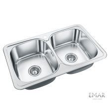 Emar Кухонная мойка 79х49 см, хром EMAR 401