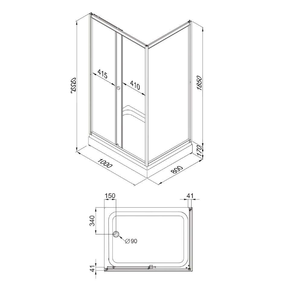 Приобрести triton душевое ограждение фьюжн 100x80 см, белое/узор полосы щ0000045120