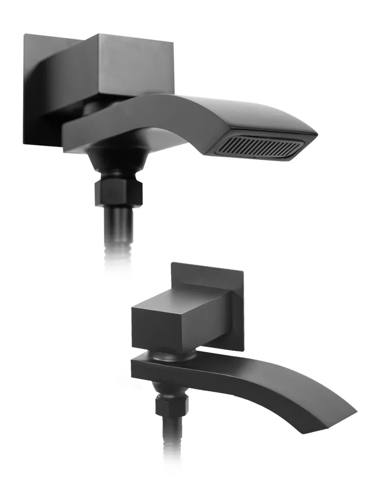 Приобрести grocenberg встраиваемая душевая система, черная матовая gb5007bl