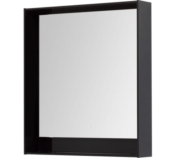 Приобрести aquanet зеркало милан 80 см с led подсветкой, черное