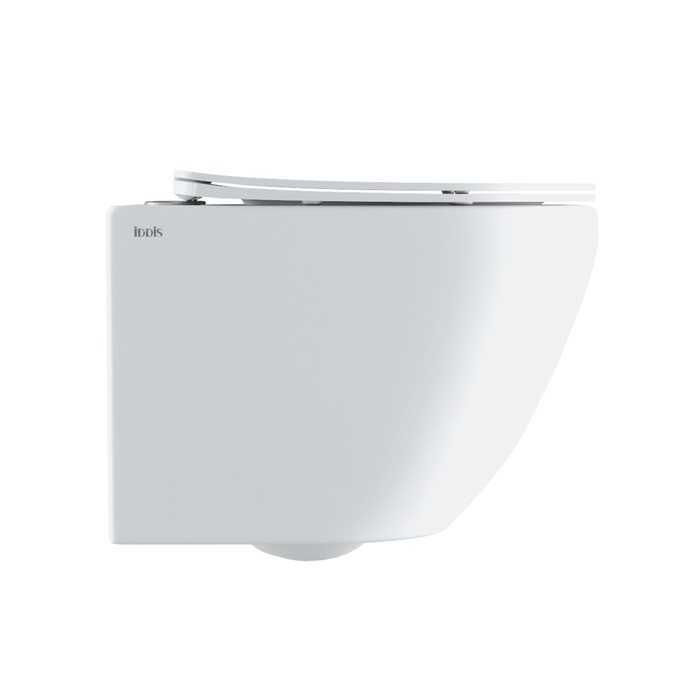 Приобрести iddis унитаз подвесной безободковый blanco, с тонкой быстросъемной крышкой микролифт, blardsei25