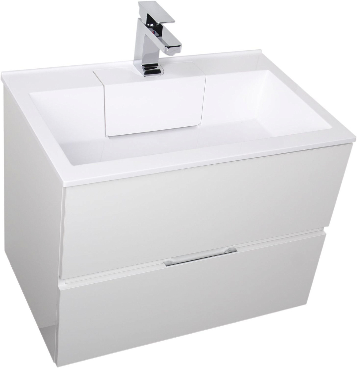 Приобрести aquanet тумба с раковиной алвита 70 см, белая