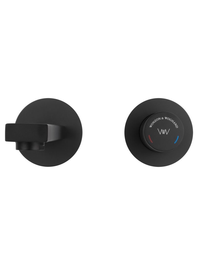 Приобрести смеситель для раковины встраиваемый wonzon & woghand, черный матовый (ww-105-mb)