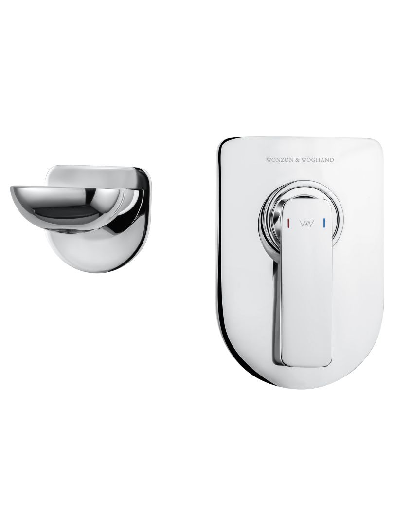 Приобрести смеситель для раковины встраиваемый wonzon & woghand shark, хром (ww-481701-cr)