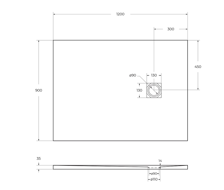 Приобрести belbagno душевой поддон 120х90 см, искусственный мрамор, сифон uno tray-mr-uno-ah-120/90-35-w-cr