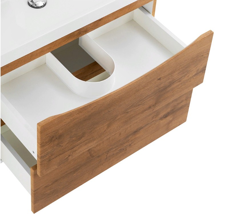 Приобрести тумба подвесная с раковиной belbagno marino-700-2c-so-rn-p 70 см, rovere nature