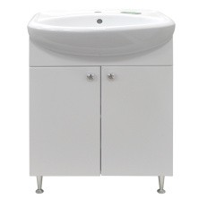 Loranto Тумба напольная с раковиной Моника New 60х84 см, белая CS00076240