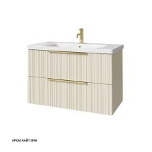 Caprigo Тумба с раковиной RAIN 90 см, кремовая