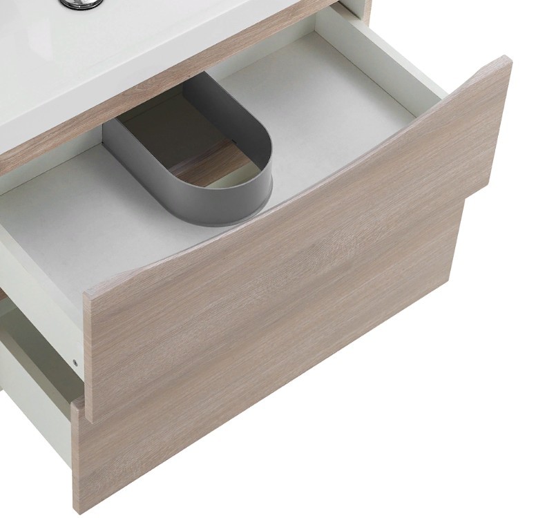 Приобрести тумба подвесная с раковиной belbagno marino-600-2c-so-rg-p 60 см, rovere grigio