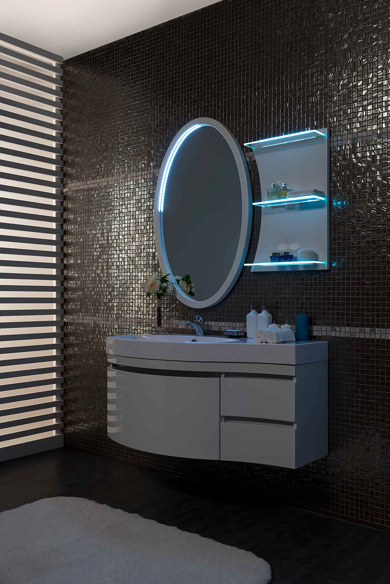 Приобрести aquanet тумба с раковиной опера 115 см, l белая 00212990