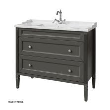 Caprigo Тумба с раковиной ALBION CONCEPT 100 см, черная