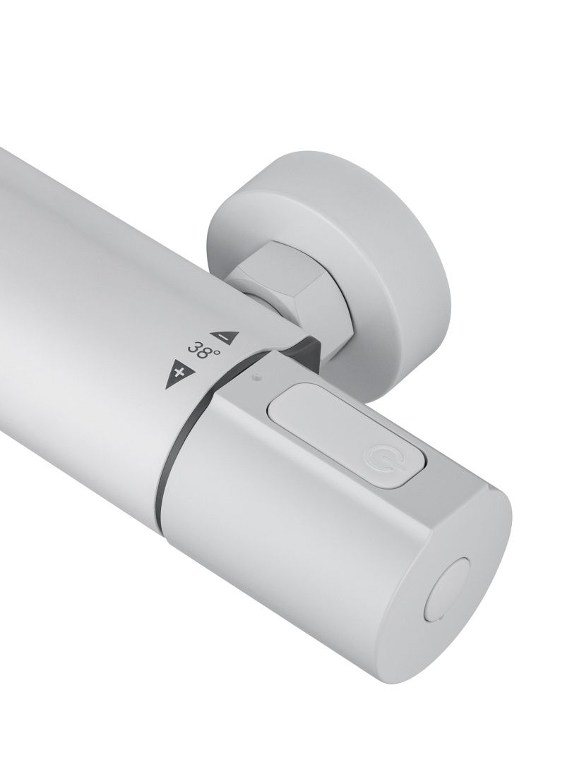 Приобрести смеситель для душа с термостатом wonzon & woghand inn 2, белый матовый (ww-a2006-a-mw)