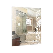 Loranto Зеркало Боско 53,5х68,5 см, с полкой, с рисунком 00000000735