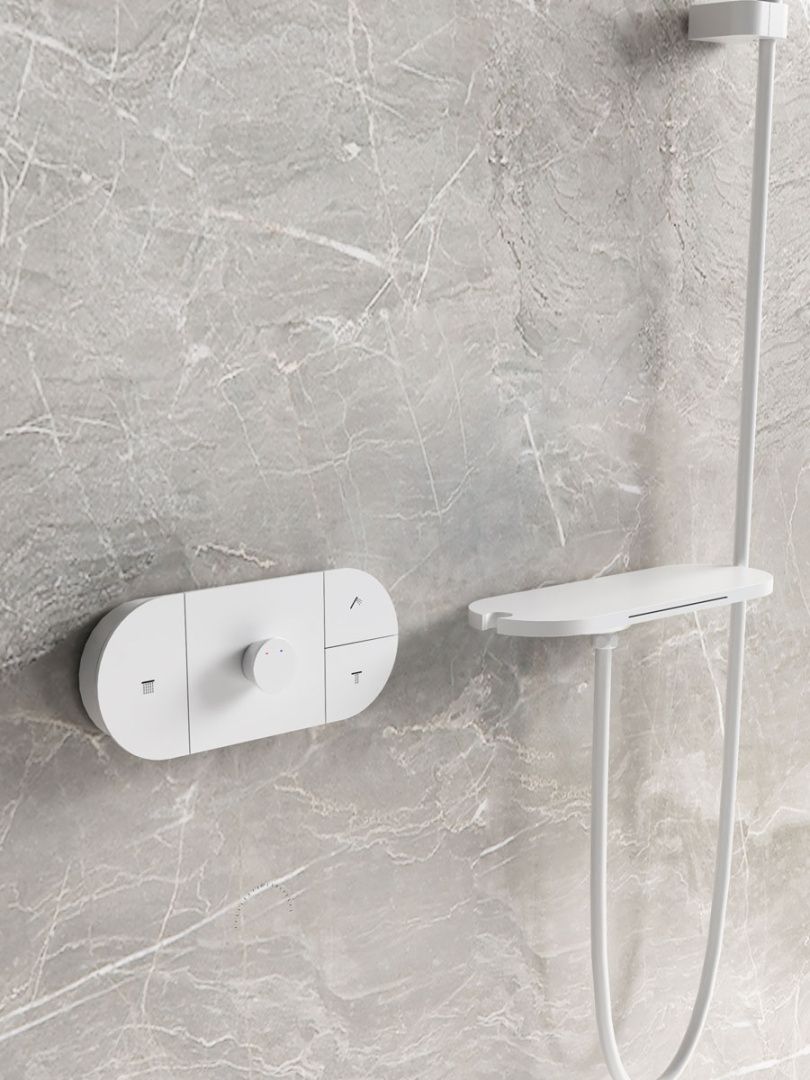 Приобрести vincea встраиваемая душевая система futura, белая матовая vsfw-2f12tmw