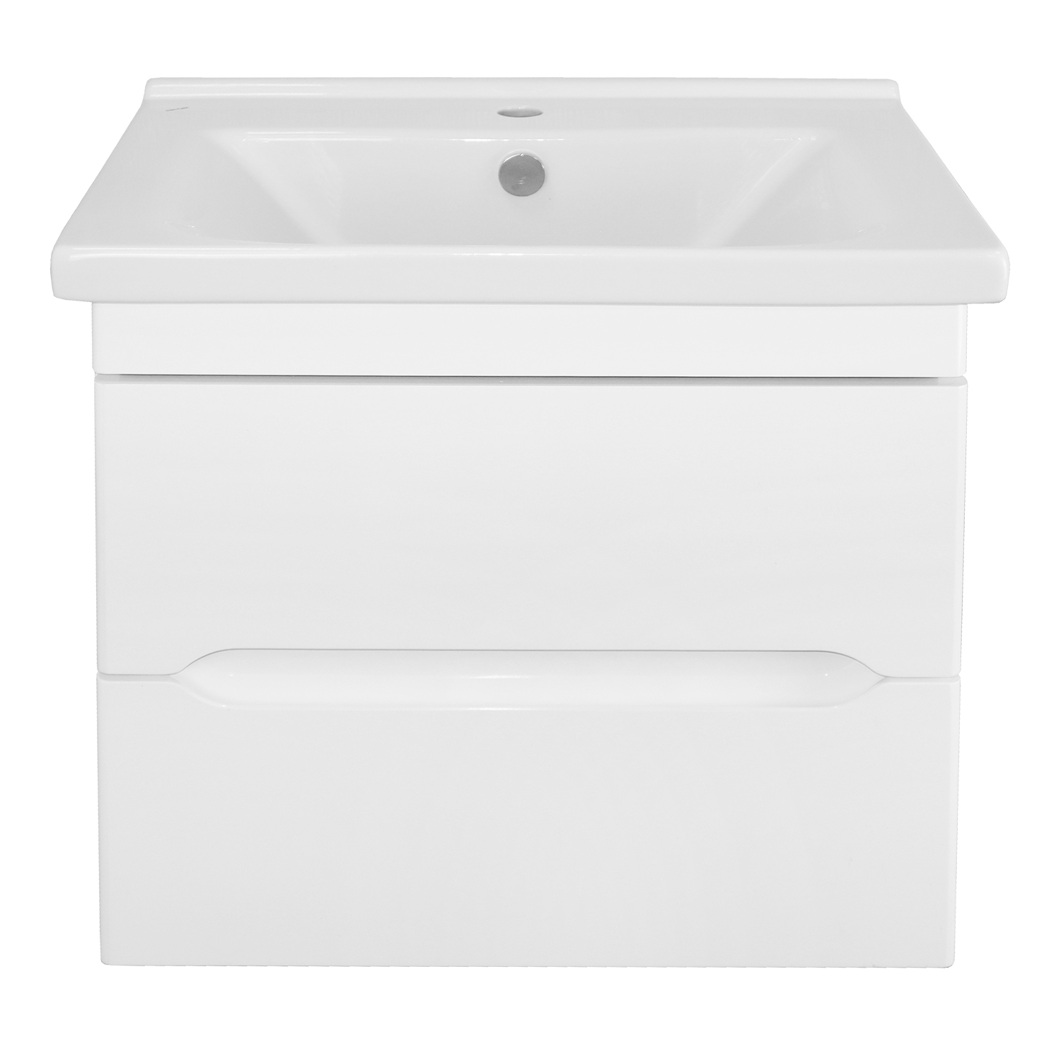 Приобрести loranto тумба подвесная с раковиной арфа 60/2 61х55 см, без подсветки (cs00067608)