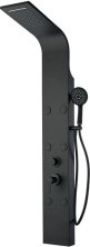 Aquanet Душевая панель Galaxy Black 150 см с гидромассажем