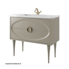 Caprigo Тумба с раковиной MILANO 100 см, серое, эмаль