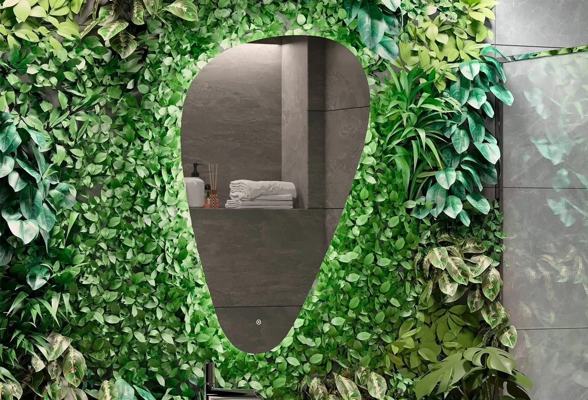 Приобрести continent зеркало с подсветкой voyage 70х100 см, белое