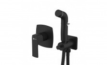 LEMARK Смеситель Ursus с гигиеническим душем, скрытый монтаж, черный LM7219BL