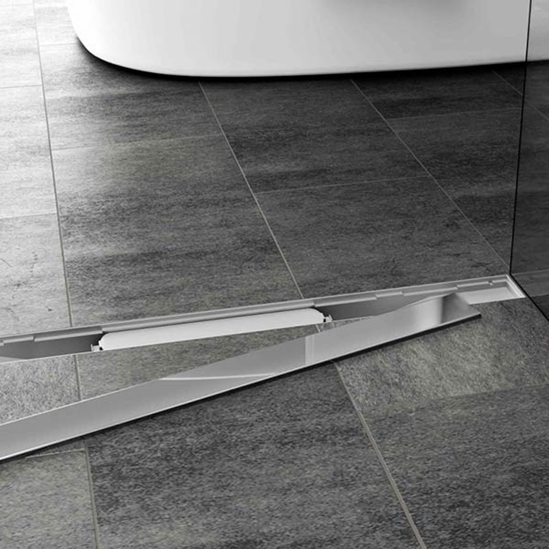 Приобрести душевой трап azario d40(боковой слив) с решеткой klasik 550 мм