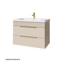 Caprigo Тумба с раковиной MONBAR-Smalty 80 см, бежевая, эмаль 36312eml 7