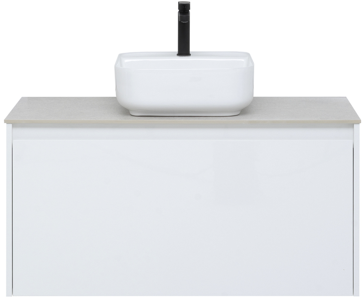 Приобрести aquanet тумба со столешницей nova lite 100 см, белая (1 ящик)