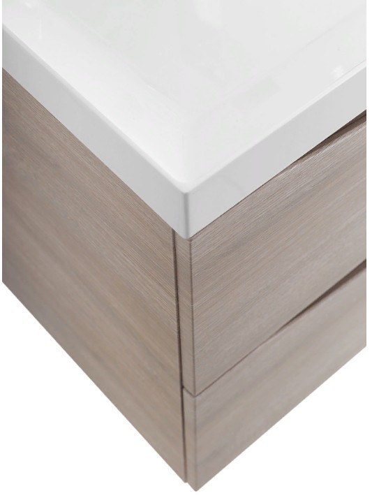 Приобрести тумба подвесная с раковиной belbagno marino-700-2c-so-rg-p 70 см, rovere grigio