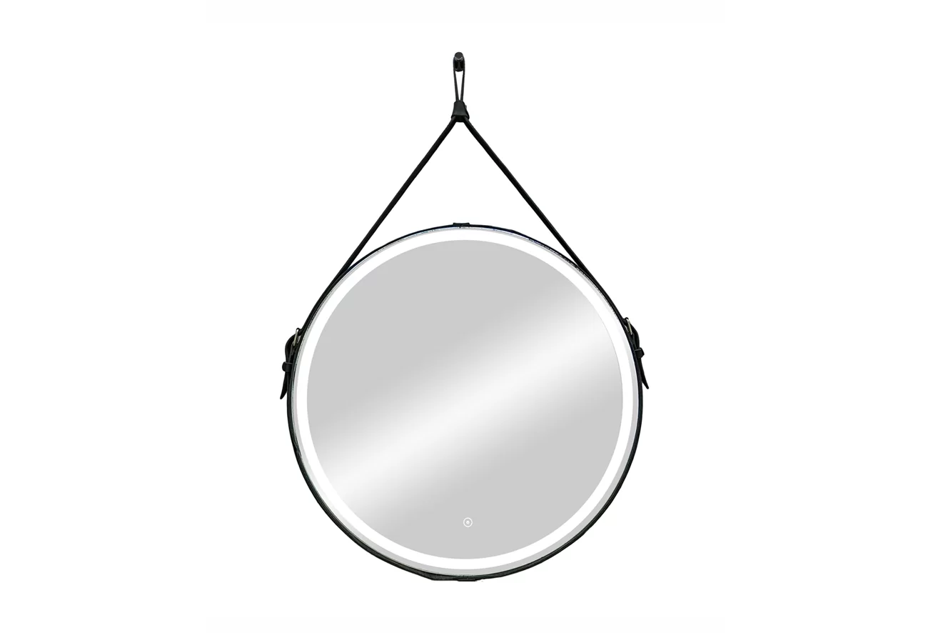 Приобрести continent зеркало с подсветкой millenium brown 50х50 см, черное