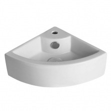 Azario Раковина подвесная 43.5х31 см, угловая, белая AZ-4299