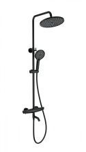Душевая система с термостатом WONZON & WOGHAND CAPSULE, Черный матовый (WW-B3031-A2-MB)